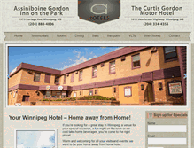 Tablet Screenshot of gordonhotels.com